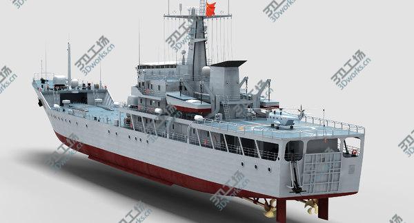 images/goods_img/20210312/Chinese Navy Type-072III Landing Ship 3D model/5.jpg